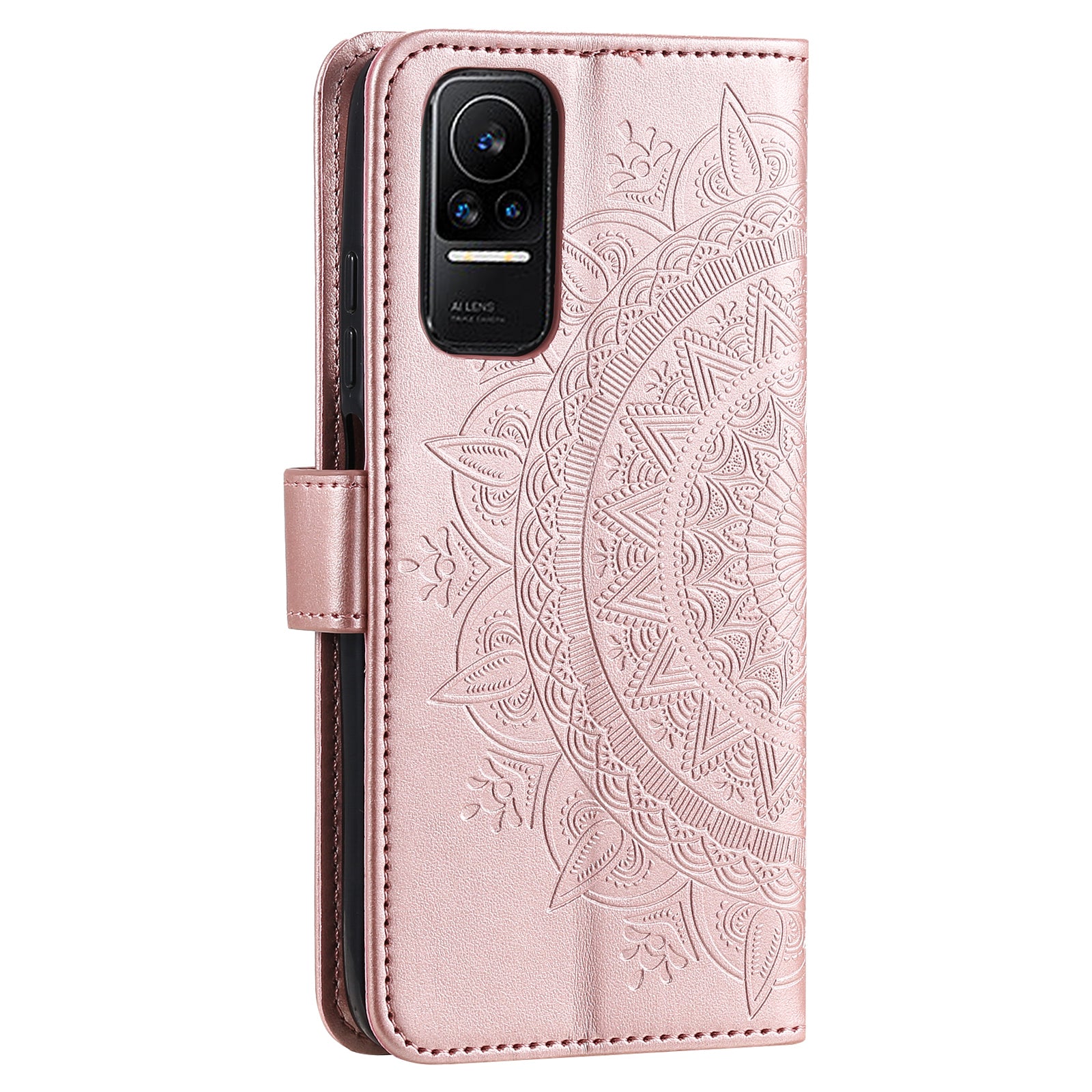 For Xiaomi 13 Lite Civi 2 5G Imprinted Mandala Flower Pattern Leather Phone Case Wallet Stand Phone Cover with Strap For Xiaomi 13 Lite Civi 2 5G Imprinted Mandala Flower Pattern Leather Phone Case Wallet Stand Phone Cover with Strap